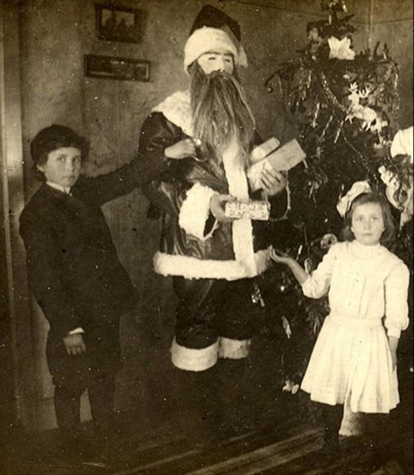 Angry and scary Santa Claus Angry and scary Santa Claus