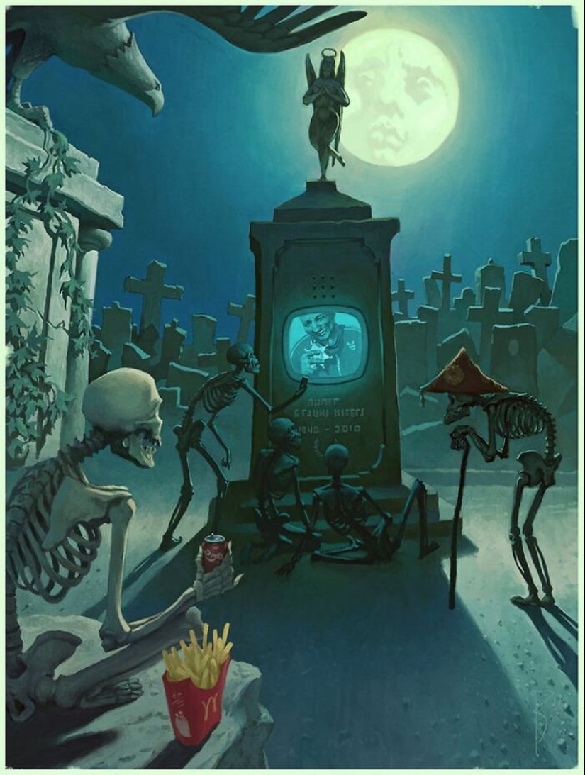 Artist Continues To Create Controversial Illustrations Full Of Hidden Messages