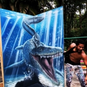 Artist Creates 3D Murals That Practically Jump Off The Wall Artist Creates 3D Murals That Practically Jump Off The Wall