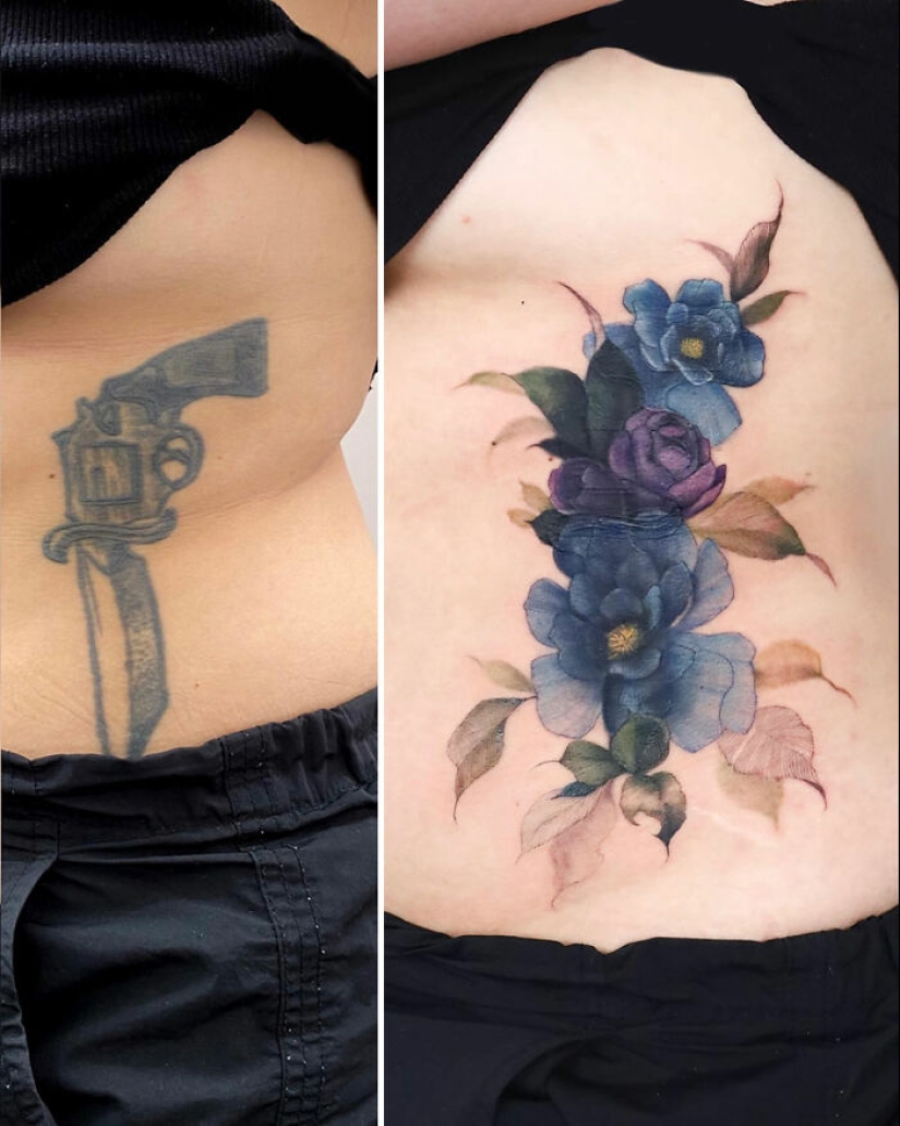 Artist Creates Floral Tattoos That Radiate Elegance And Beauty Artist Creates Floral Tattoos That Radiate Elegance And Beauty