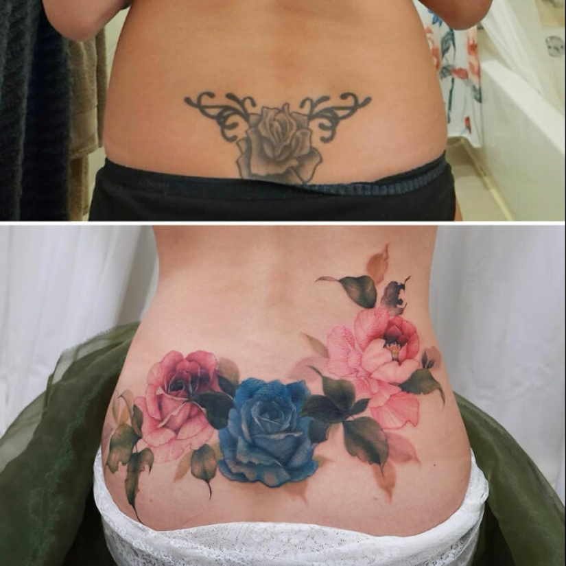 Artist Creates Floral Tattoos That Radiate Elegance And Beauty Artist Creates Floral Tattoos That Radiate Elegance And Beauty