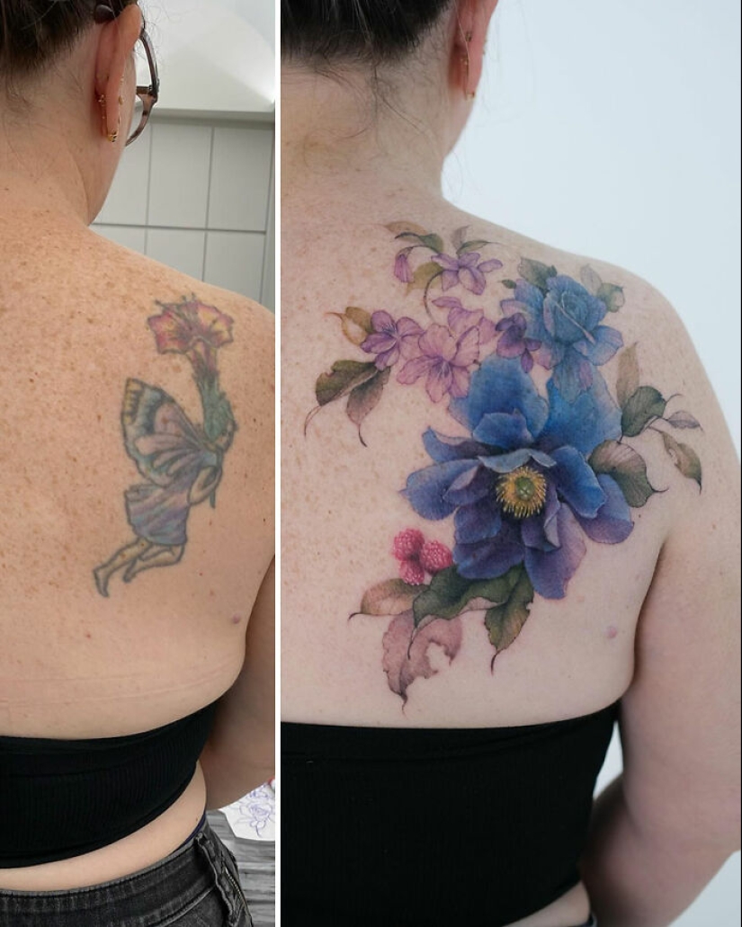 Artist Creates Floral Tattoos That Radiate Elegance And Beauty Artist Creates Floral Tattoos That Radiate Elegance And Beauty