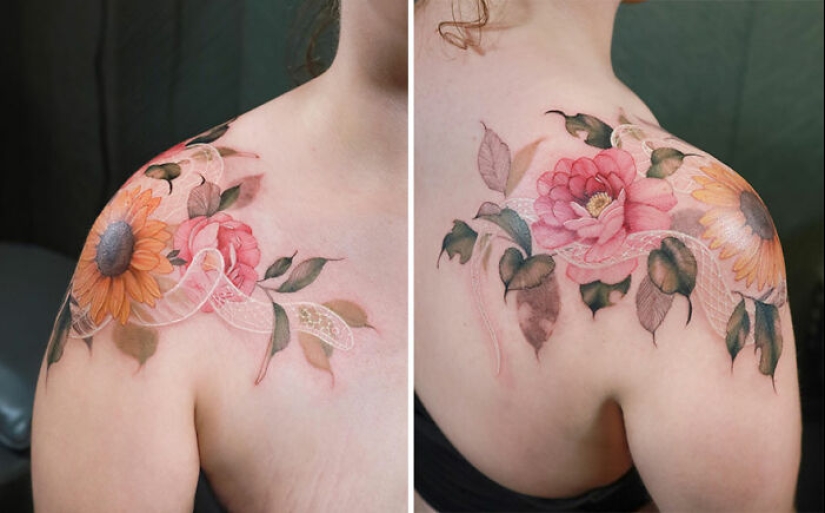 Artist Creates Floral Tattoos That Radiate Elegance And Beauty Artist Creates Floral Tattoos That Radiate Elegance And Beauty