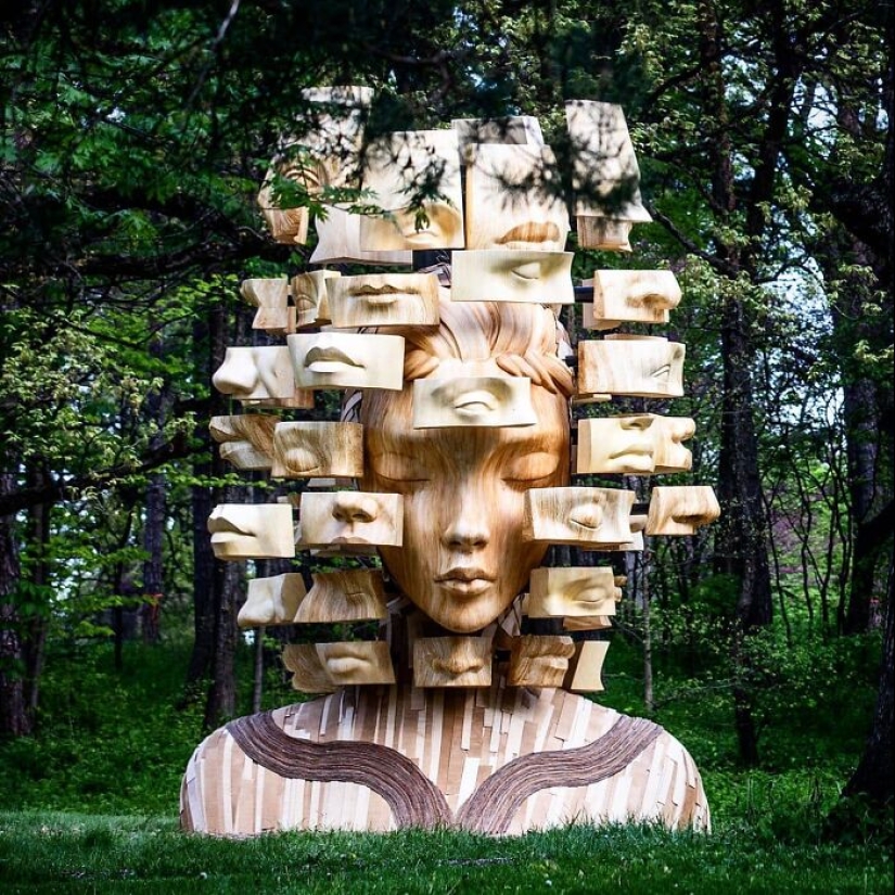 Artist Creates Giant Sculptures That Might Make You Feel Like You’re Stepping Into Another World Artist Creates Giant Sculptures That Might Make You Feel Like You’re Stepping Into Another World