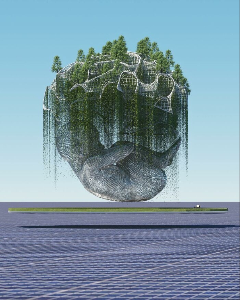 Artist Creates Surreal Godlike Digital Sculptures, Here Are 12 Of His Newest Works Artist Creates Surreal Godlike Digital Sculptures, Here Are 12 Of His Newest Works