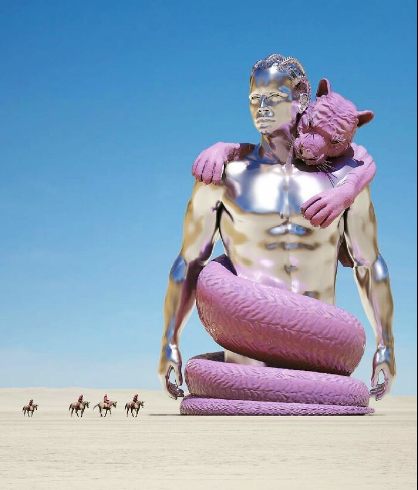 Artist Creates Surreal Godlike Digital Sculptures, Here Are 12 Of His Newest Works Artist Creates Surreal Godlike Digital Sculptures, Here Are 12 Of His Newest Works