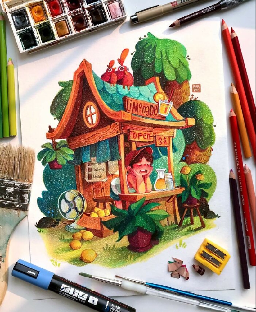 Artist Explores Identity And Nature In Her 17 Stunning Illustrations Artist Explores Identity And Nature In Her 17 Stunning Illustrations