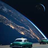 Artist LFHCS Crafts Spectacular Landscapes Where Earth Meets The Universe Artist LFHCS Crafts Spectacular Landscapes Where Earth Meets The Universe