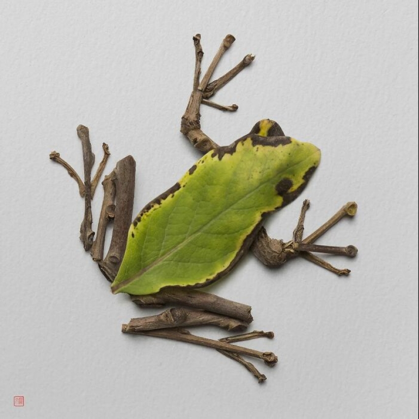 Artista crea esculturas de animales a partir de arreglos florales