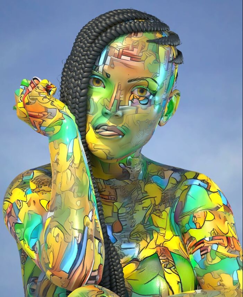 Artista crea esculturas gigantes que podrían hacerte sentir como si estuvieras entrando en otro mundo