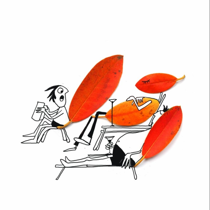 Autumn Is My Favourite Season And I Love Collecting Autumn Leaves, Photographing Them And Then Creating Illustrations Out Of Them Autumn Is My Favourite Season And I Love Collecting Autumn Leaves, Photographing Them And Then Creating Illustrations Out Of Them