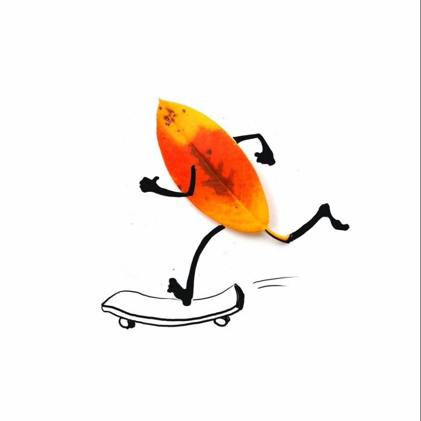 Autumn Is My Favourite Season And I Love Collecting Autumn Leaves, Photographing Them And Then Creating Illustrations Out Of Them Autumn Is My Favourite Season And I Love Collecting Autumn Leaves, Photographing Them And Then Creating Illustrations Out Of Them