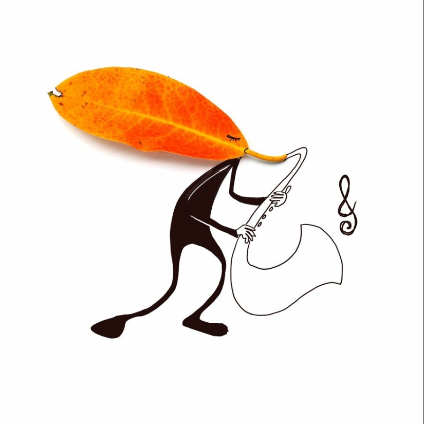Autumn Is My Favourite Season And I Love Collecting Autumn Leaves, Photographing Them And Then Creating Illustrations Out Of Them Autumn Is My Favourite Season And I Love Collecting Autumn Leaves, Photographing Them And Then Creating Illustrations Out Of Them