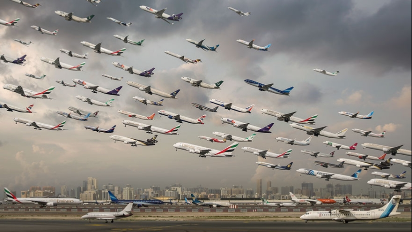 Bandadas de pájaros de hierro: cómo se ven los flujos de tráfico en los aeropuertos de todo el mundo Bandadas de pájaros de hierro: cómo se ven los flujos de tráfico en los aeropuertos de todo el mundo