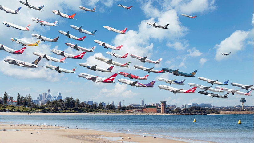 Bandadas de pájaros de hierro: cómo se ven los flujos de tráfico en los aeropuertos de todo el mundo Bandadas de pájaros de hierro: cómo se ven los flujos de tráfico en los aeropuertos de todo el mundo