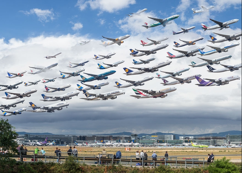 Bandadas de pájaros de hierro: cómo se ven los flujos de tráfico en los aeropuertos de todo el mundo Bandadas de pájaros de hierro: cómo se ven los flujos de tráfico en los aeropuertos de todo el mundo