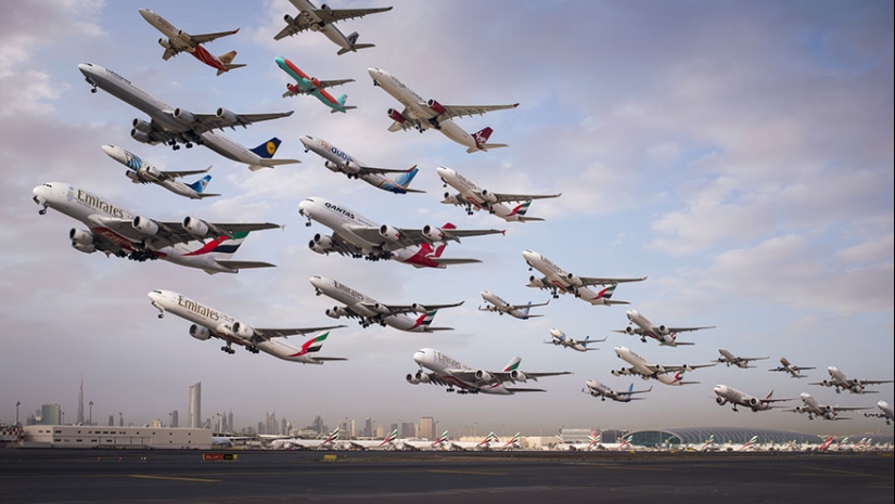 Bandadas de pájaros de hierro: cómo se ven los flujos de tráfico en los aeropuertos de todo el mundo Bandadas de pájaros de hierro: cómo se ven los flujos de tráfico en los aeropuertos de todo el mundo