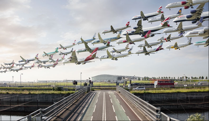 Bandadas de pájaros de hierro: cómo se ven los flujos de tráfico en los aeropuertos de todo el mundo Bandadas de pájaros de hierro: cómo se ven los flujos de tráfico en los aeropuertos de todo el mundo