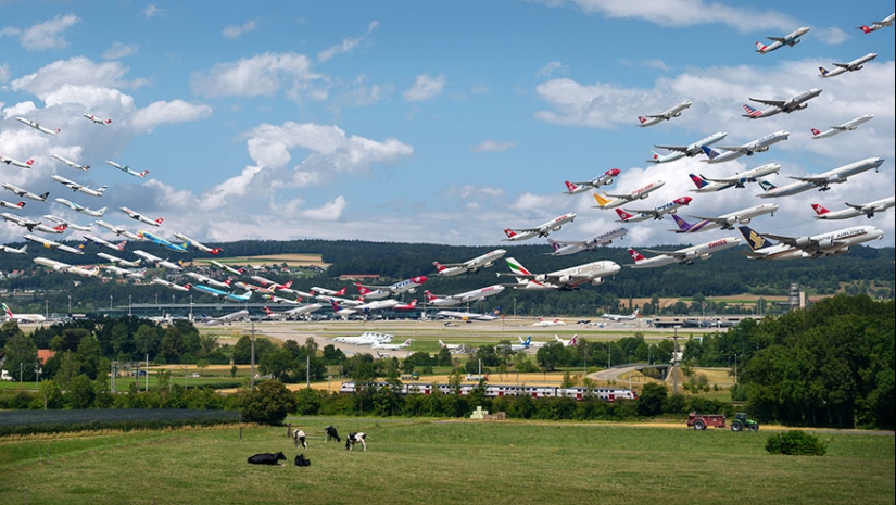 Bandadas de pájaros de hierro: cómo se ven los flujos de tráfico en los aeropuertos de todo el mundo Bandadas de pájaros de hierro: cómo se ven los flujos de tráfico en los aeropuertos de todo el mundo