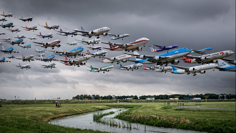 Bandadas de pájaros de hierro: cómo se ven los flujos de tráfico en los aeropuertos de todo el mundo Bandadas de pájaros de hierro: cómo se ven los flujos de tráfico en los aeropuertos de todo el mundo