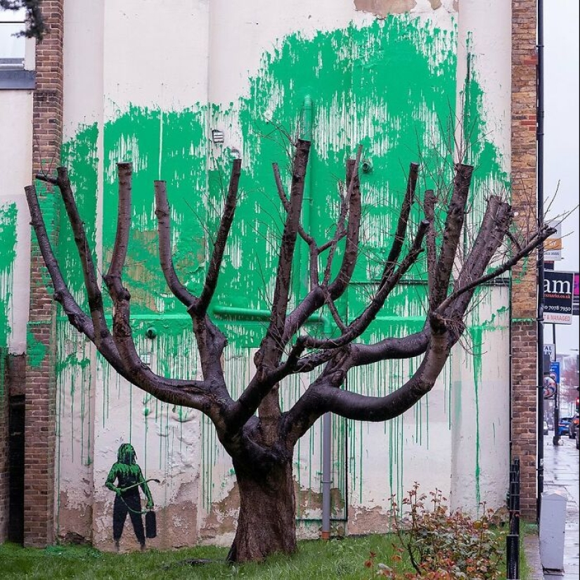 Banksy Confirms New Masterpiece On Side Of London Building Is His Own Banksy Confirms New Masterpiece On Side Of London Building Is His Own
