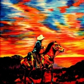 Blind artist creates colorful touch fabric. A delight! Blind artist creates colorful touch fabric. A delight!