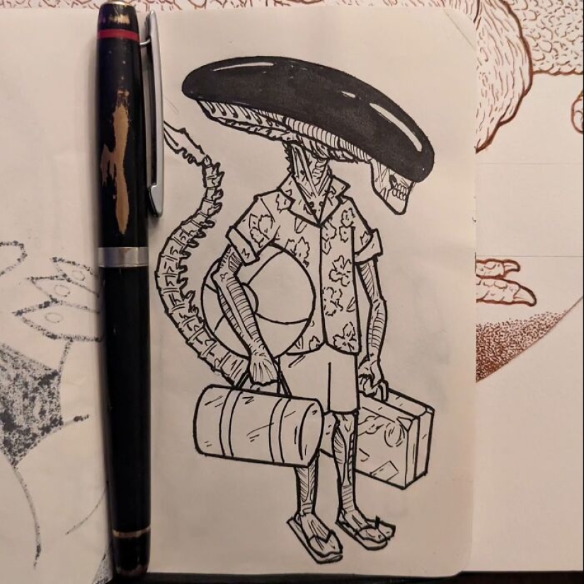 Bringing Pop Culture Characters To Life: 19 Drawings By Ed Harrington