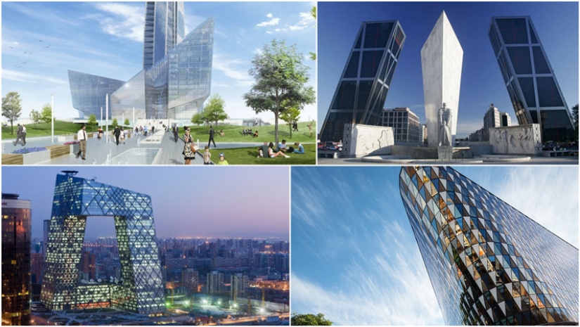 Buildings with a slope