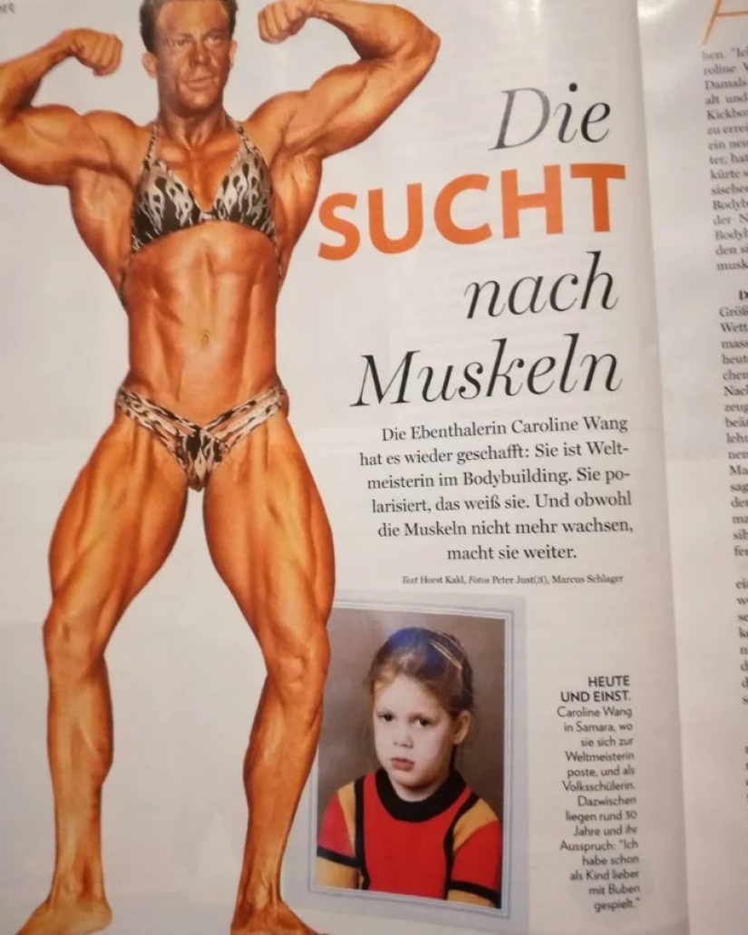 Caroline Wang is a bodybuilding legend who lost her femininity on the way to success Caroline Wang is a bodybuilding legend who lost her femininity on the way to success