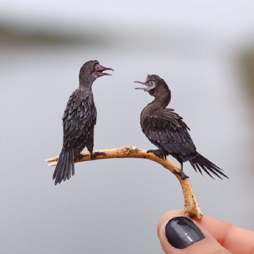 Challenge 1000 days - tiny paper animals from artists from India Challenge 1000 days - tiny paper animals from artists from India