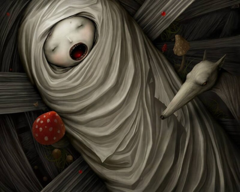 Chilling horror in the works of the master of horror-surrealism Anton Semenov Chilling horror in the works of the master of horror-surrealism Anton Semenov