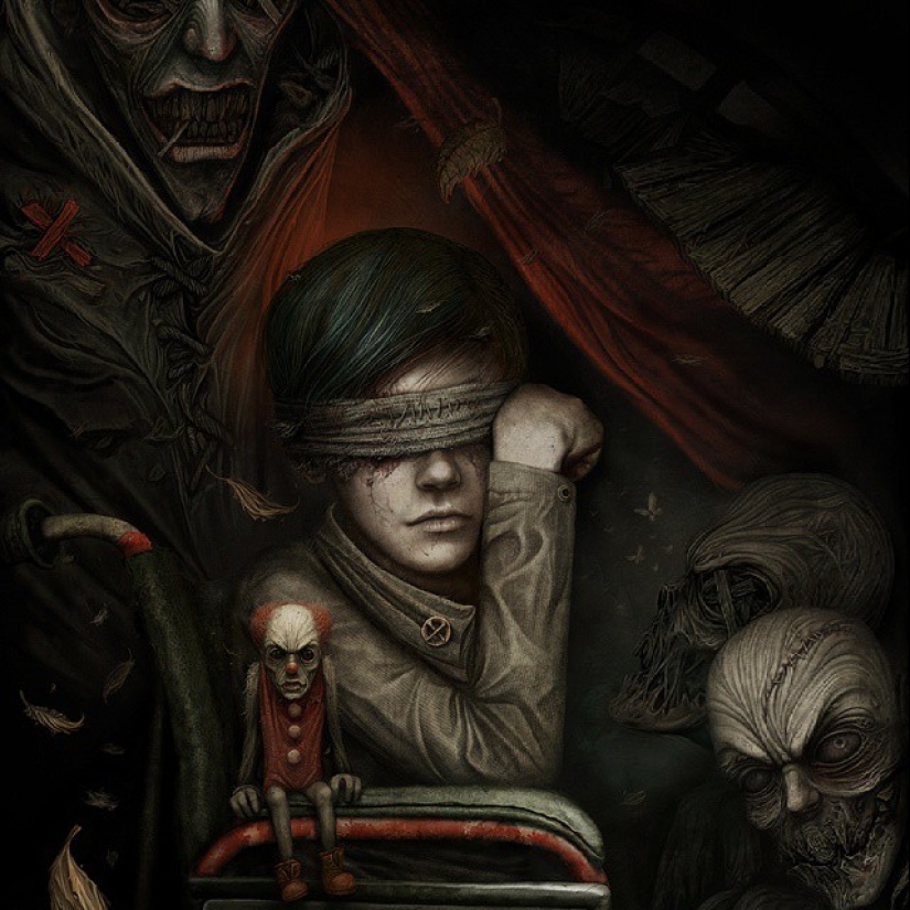 Chilling horror in the works of the master of horror-surrealism Anton Semenov Chilling horror in the works of the master of horror-surrealism Anton Semenov