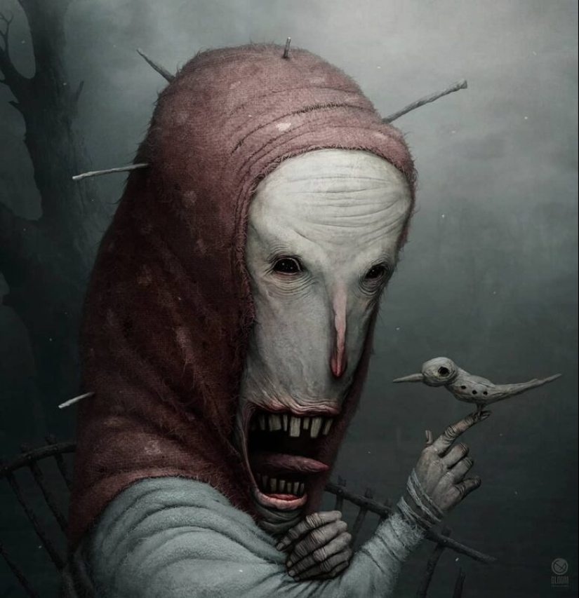 Chilling horror in the works of the master of horror-surrealism Anton Semenov Chilling horror in the works of the master of horror-surrealism Anton Semenov