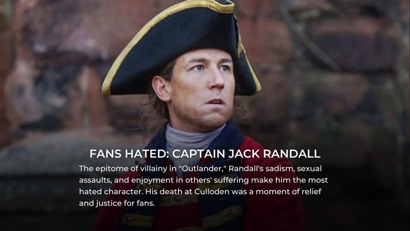Clasificación de 5 personajes de Outlander que desprecias frente a 5 con los que te casarías