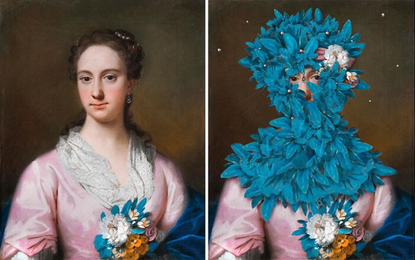 Commentary On Status: 15 Historic Portraits Of Elites Get A Makeover From This Artist Commentary On Status: 15 Historic Portraits Of Elites Get A Makeover From This Artist