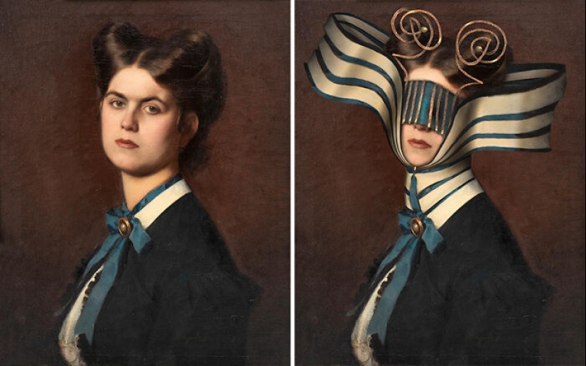 Commentary On Status: 15 Historic Portraits Of Elites Get A Makeover From This Artist Commentary On Status: 15 Historic Portraits Of Elites Get A Makeover From This Artist