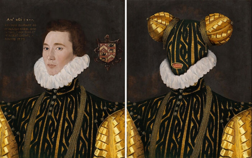 Commentary On Status: 15 Historic Portraits Of Elites Get A Makeover From This Artist Commentary On Status: 15 Historic Portraits Of Elites Get A Makeover From This Artist