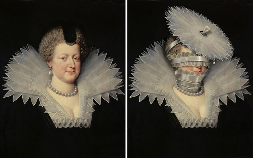 Commentary On Status: 15 Historic Portraits Of Elites Get A Makeover From This Artist Commentary On Status: 15 Historic Portraits Of Elites Get A Makeover From This Artist