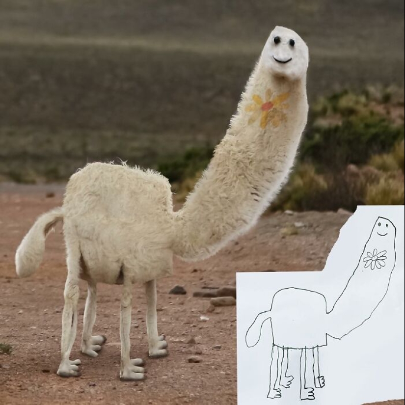 ‘Cosas que he dibujado’: 13 veces que papá usó Photoshop para dar vida al arte infantil