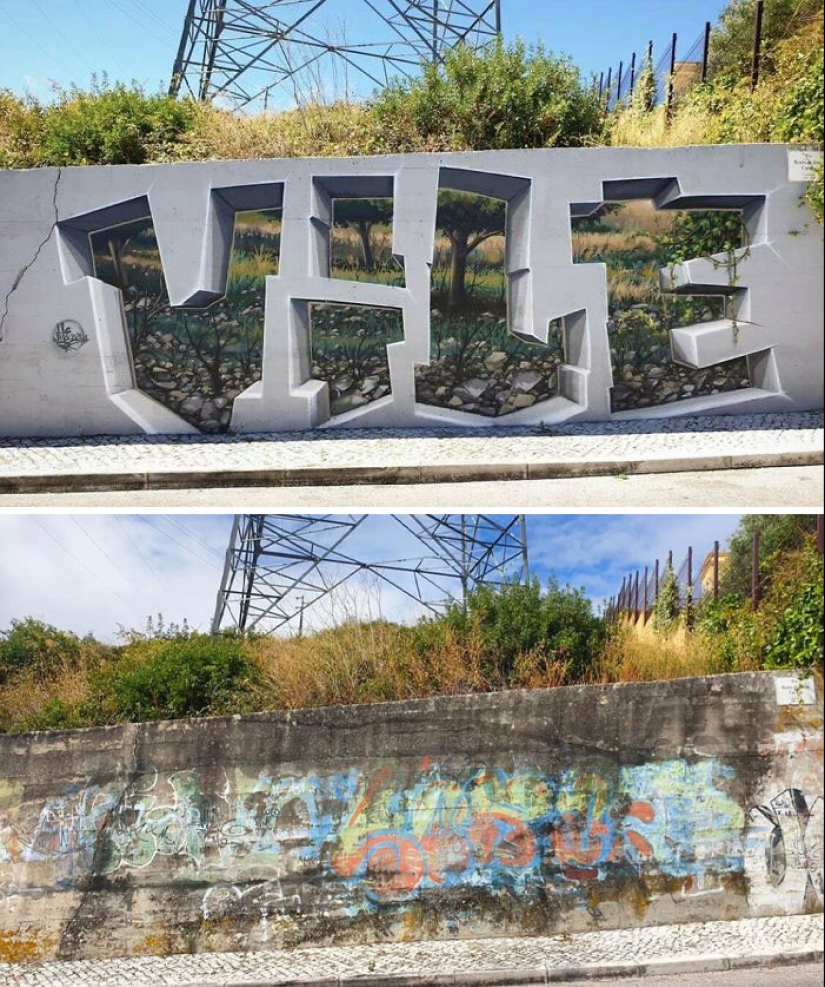 Creative Street Art Pieces That Turned Blank Walls Into Objects Of Admiration