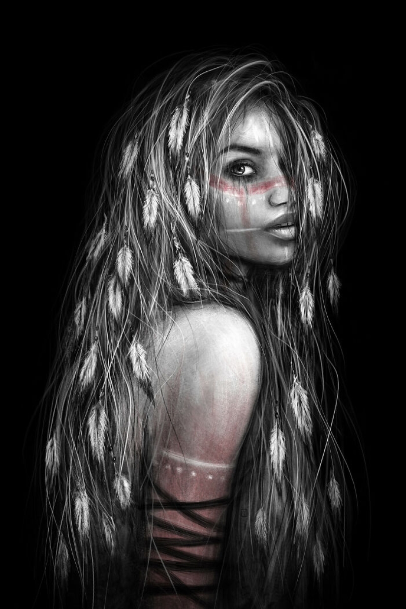 Creo retratos digitales inspirados en el estilo gótico y aquí están mis 20 mejores trabajos