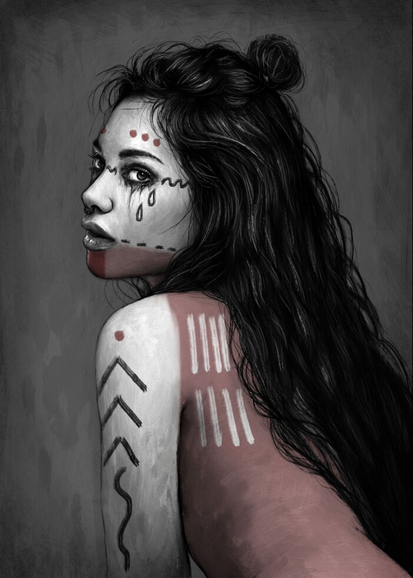 Creo retratos digitales inspirados en el estilo gótico y aquí están mis 20 mejores trabajos