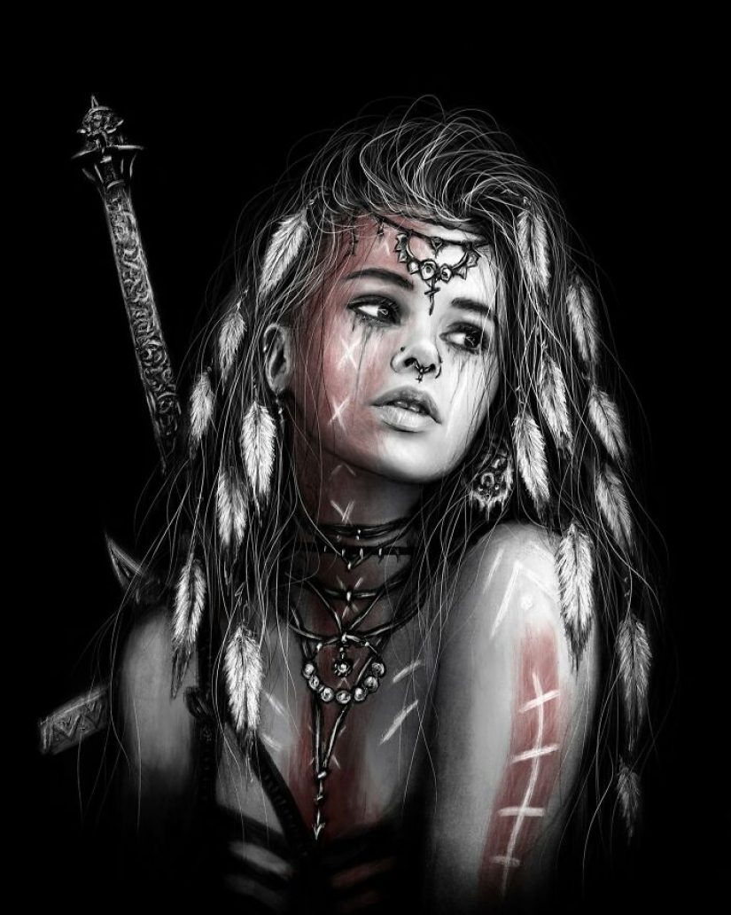 Creo retratos digitales inspirados en el estilo gótico y aquí están mis 20 mejores trabajos