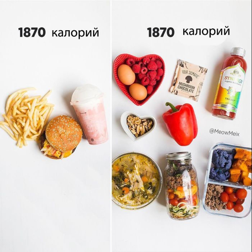 Cuando el anhelo de pechuga de pollo: blogger de alimentos mostró cómo perder peso, reemplazando los productos habituales