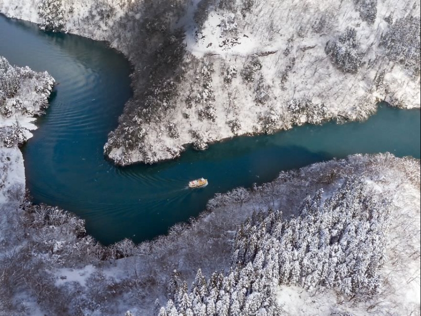 Cuento de hadas de nieve: invierno increíblemente hermoso en Japón