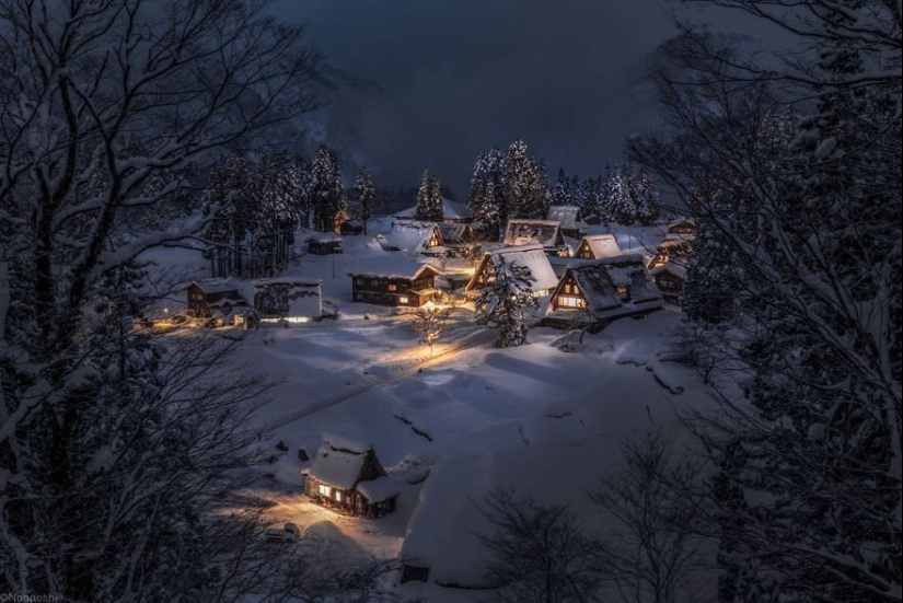 Cuento de hadas de nieve: invierno increíblemente hermoso en Japón
