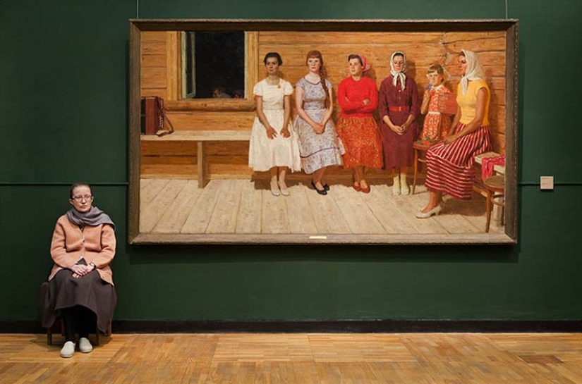 Curious photo series " Caretakers of Russian Museums» Curious photo series " Caretakers of Russian Museums»