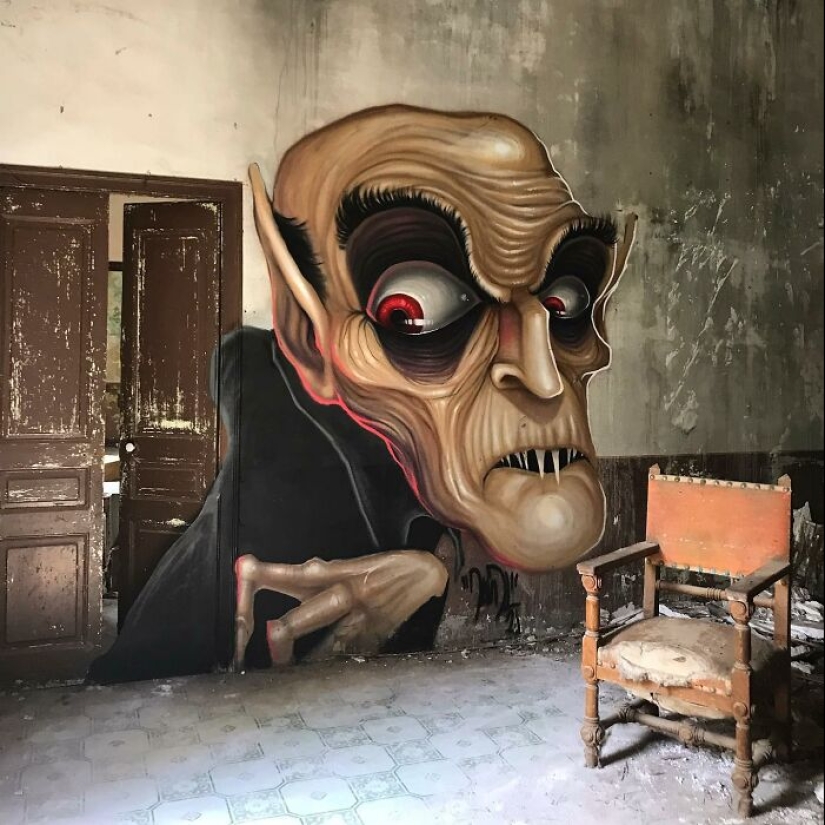 Darkly Twisted Graffiti Artwork Featuring Popular Characters By David Lozano