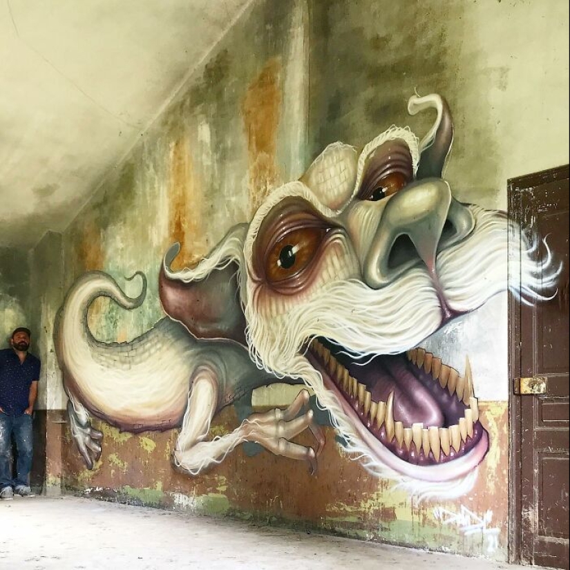 Darkly Twisted Graffiti Artwork Featuring Popular Characters By David Lozano