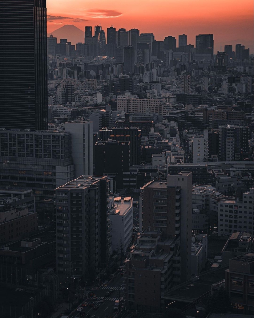 De día y de noche Japonés calles en las fotos de James Takumi Seguna